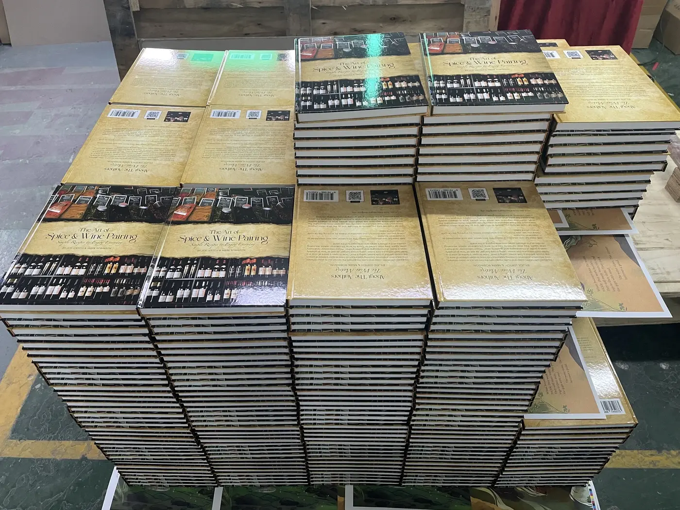 Hardcover books printed at ZXC Print factory